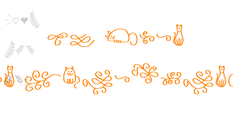 KH Scat Cat Ornaments