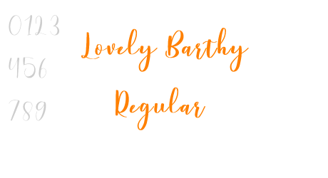 Lovely Barthy Regular
