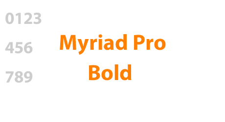 Myriad Pro Bold