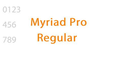 Myriad Pro Regular
