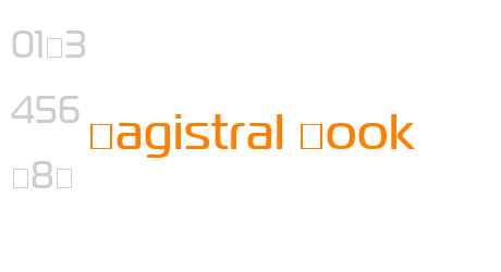 Magistral Bold