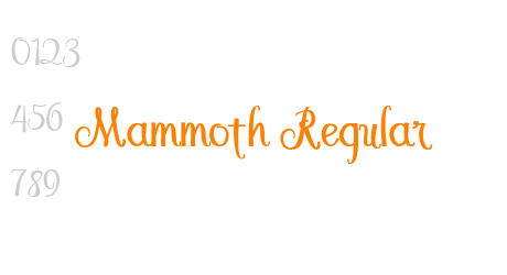 Mammoth Regular