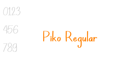 Piko Regular