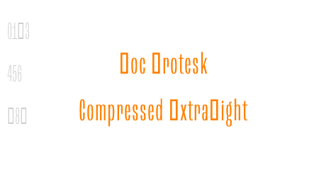 Roc Grotesk Compressed ExtraLight