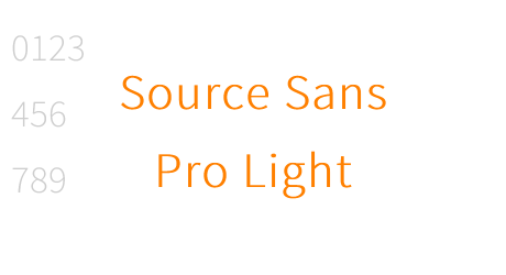 Source Sans Pro Light