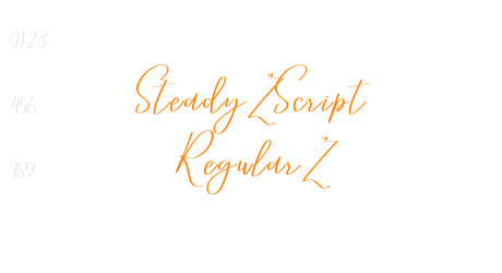 Steady Script Regular
