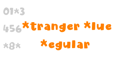 Stranger Blue Regular