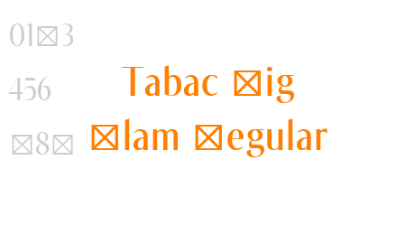Tabac Big Glam SemiBold