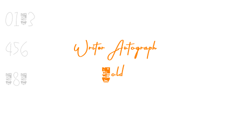 Writer Autograph Bold