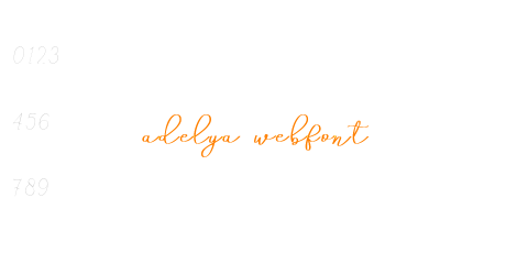 adelya webfont