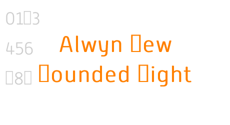 Alwyn New Rounded Bold