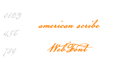 american scribe WebFont