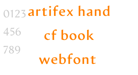 artifex hand cf book webfont
