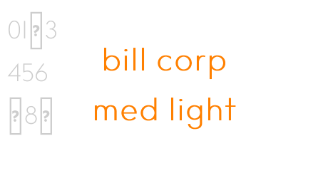 bill corp med semibold