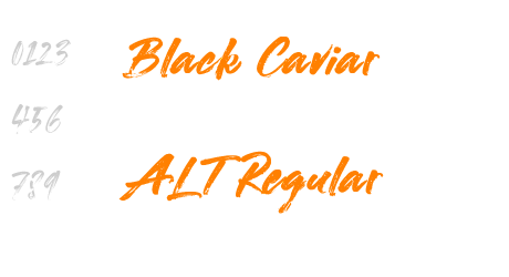 Black Caviar ALT Regular