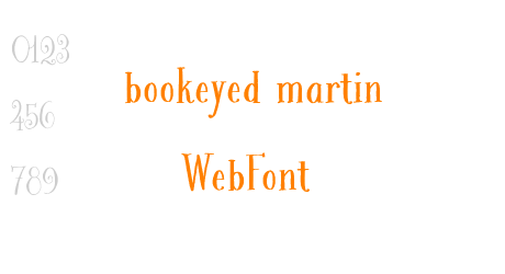 bookeyed martin WebFont