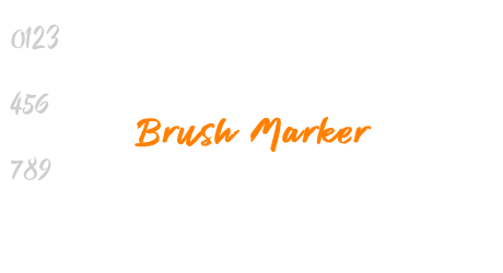 Brush Marker