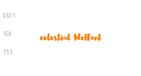 celestial WebFont