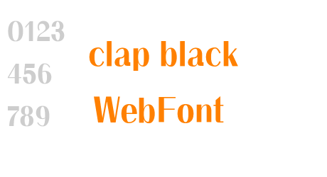 clap black WebFont