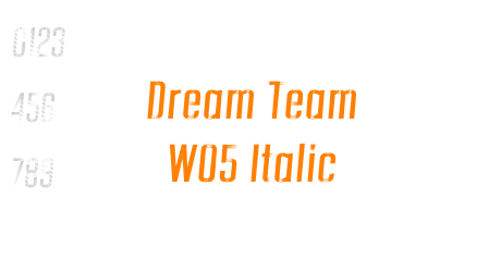 Dream Team W05 Italic