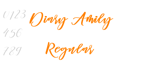 Diary Amily Regular
