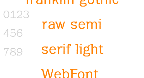 franklin gothic raw semi serif light WebFont