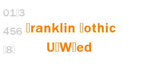 Franklin Gothic URWLig