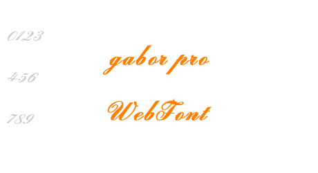 gabor pro WebFont
