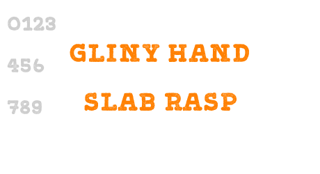 Gliny Hand Slab Rasp