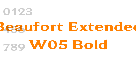 Beaufort Extended W05 Bold