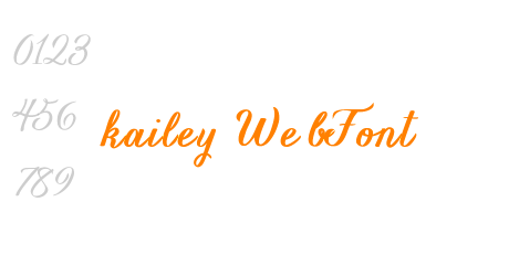 kailey WebFont