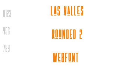 las valles rounded 2 webfont