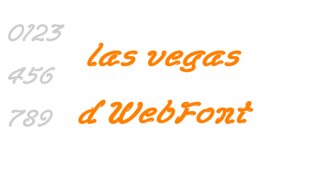las vegas d WebFont