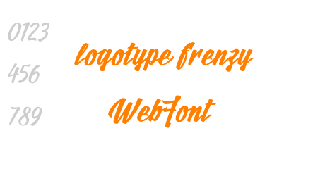 logotype frenzy WebFont
