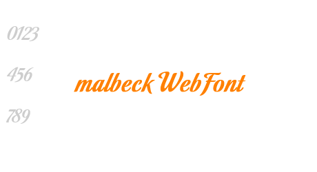 malbeck WebFont