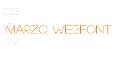 marzo WebFont