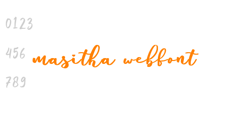 masitha webfont