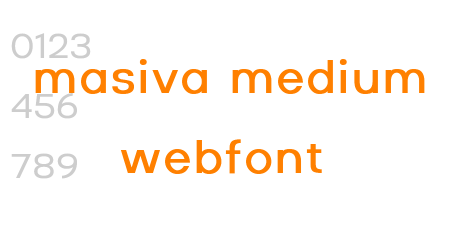 masiva medium webfont
