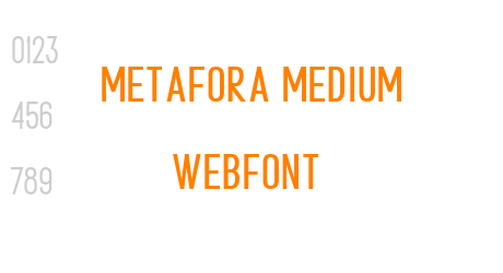 metafora medium webfont