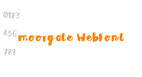 moorgate WebFont