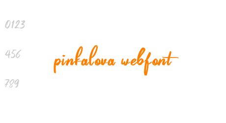 pinkalova webfont