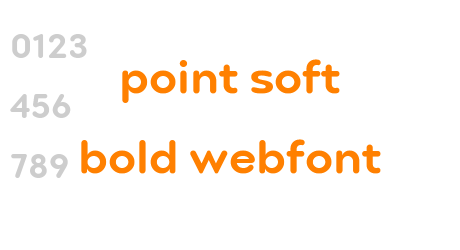 point soft bold webfont