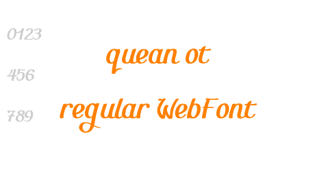 quean ot regular WebFont