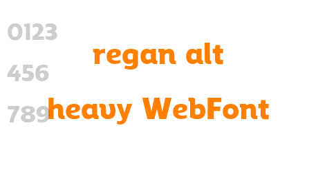 regan alt heavy WebFont