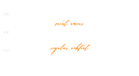 saint amour regular webfont