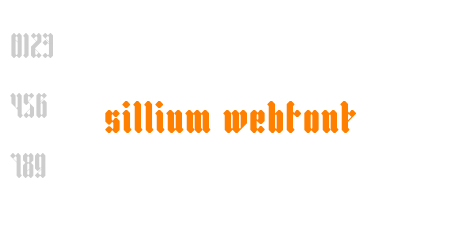sillium webfont