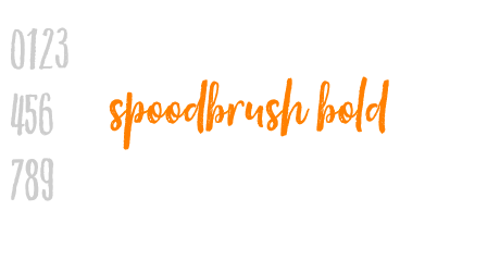 Spoodbrush Bold