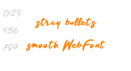stray bullets smooth WebFont