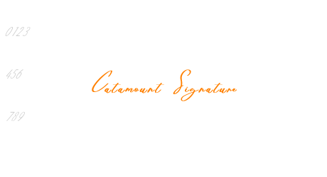 Catamount Signature