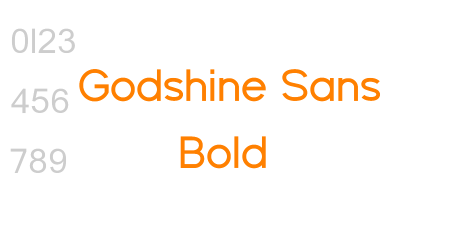 Godshine Sans Bold